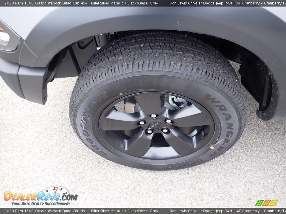 2020 Ram 1500 Classic Warlock Quad Cab 4x4 Billet Silver Metallic / Black/Diesel Gray Photo #2