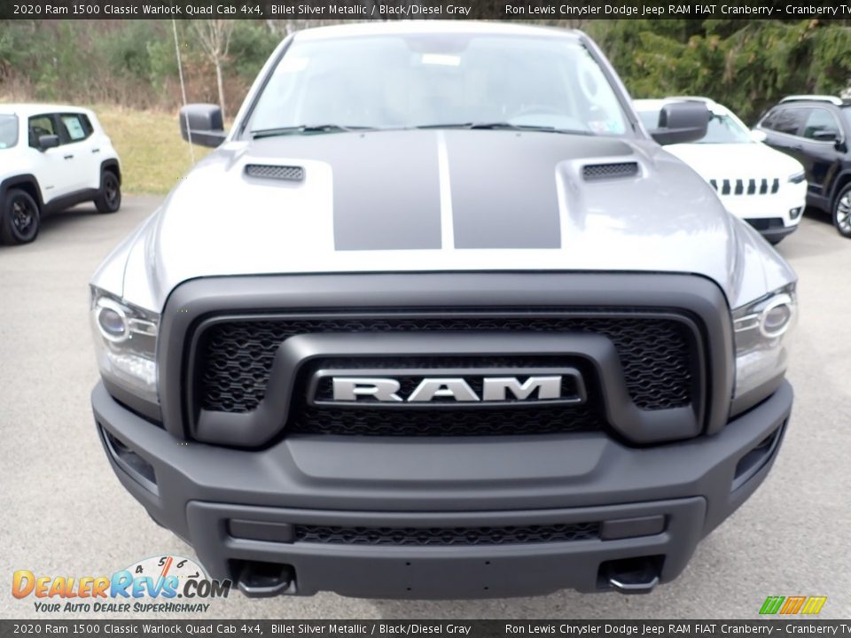 2020 Ram 1500 Classic Warlock Quad Cab 4x4 Billet Silver Metallic / Black/Diesel Gray Photo #9
