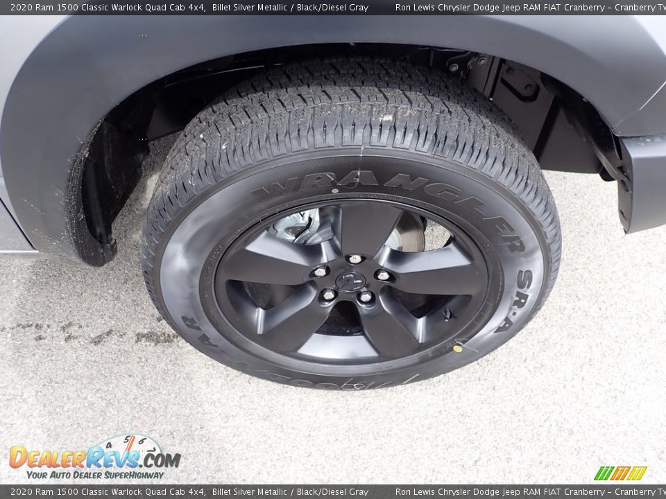 2020 Ram 1500 Classic Warlock Quad Cab 4x4 Billet Silver Metallic / Black/Diesel Gray Photo #10