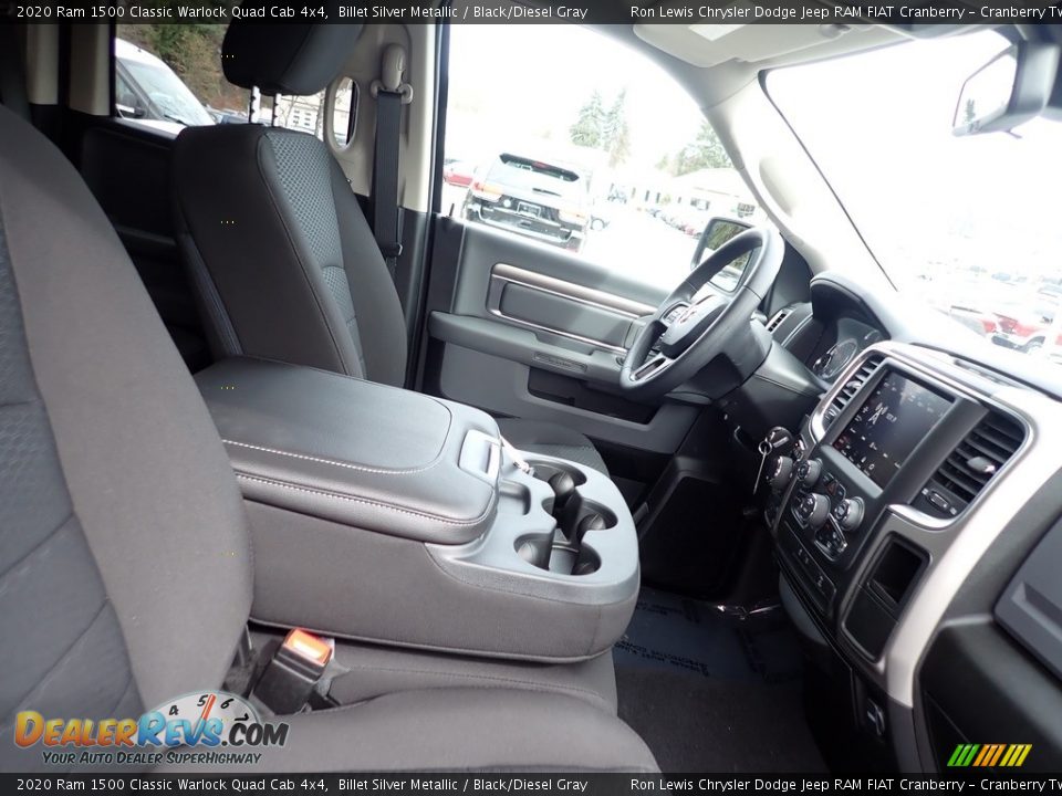 2020 Ram 1500 Classic Warlock Quad Cab 4x4 Billet Silver Metallic / Black/Diesel Gray Photo #11