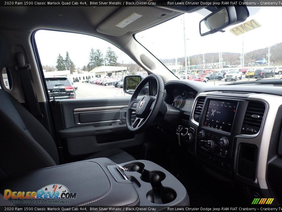 2020 Ram 1500 Classic Warlock Quad Cab 4x4 Billet Silver Metallic / Black/Diesel Gray Photo #12