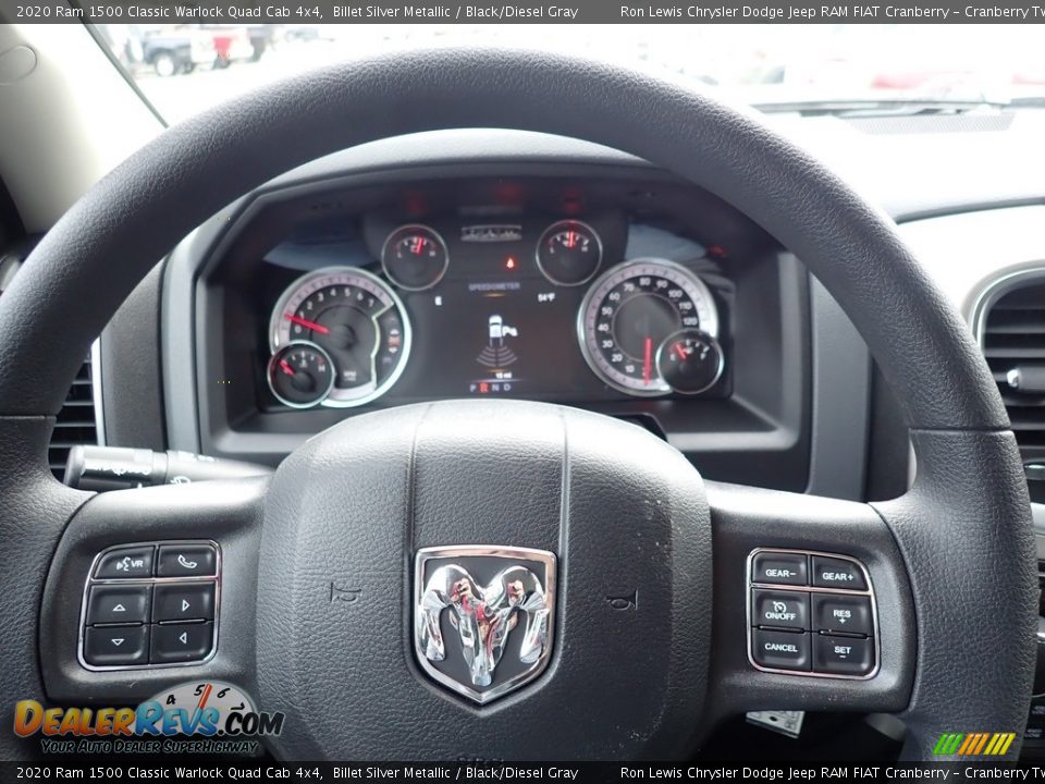 2020 Ram 1500 Classic Warlock Quad Cab 4x4 Billet Silver Metallic / Black/Diesel Gray Photo #20