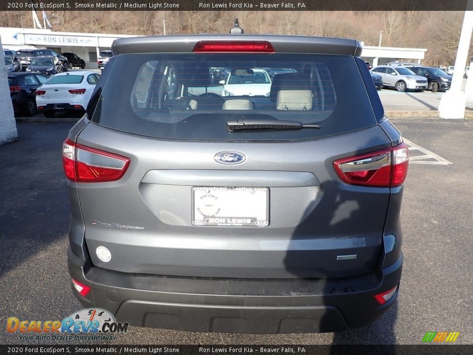 2020 Ford EcoSport S Smoke Metallic / Medium Light Stone Photo #4