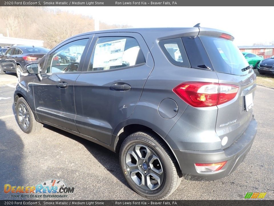 2020 Ford EcoSport S Smoke Metallic / Medium Light Stone Photo #5