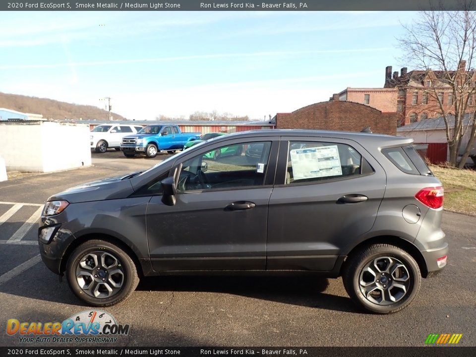 2020 Ford EcoSport S Smoke Metallic / Medium Light Stone Photo #6