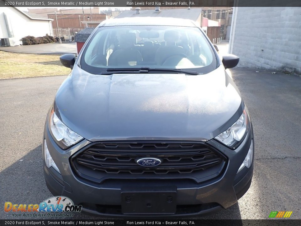 2020 Ford EcoSport S Smoke Metallic / Medium Light Stone Photo #8