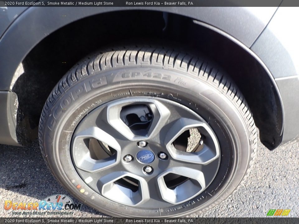 2020 Ford EcoSport S Smoke Metallic / Medium Light Stone Photo #10