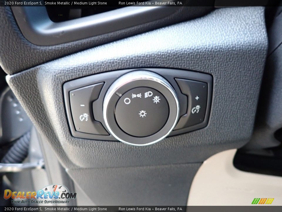 2020 Ford EcoSport S Smoke Metallic / Medium Light Stone Photo #13