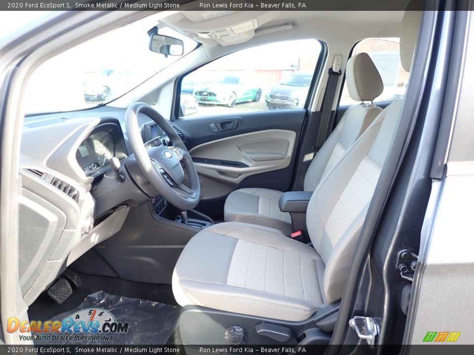 2020 Ford EcoSport S Smoke Metallic / Medium Light Stone Photo #14