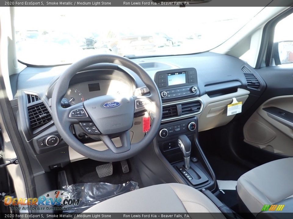 2020 Ford EcoSport S Smoke Metallic / Medium Light Stone Photo #16