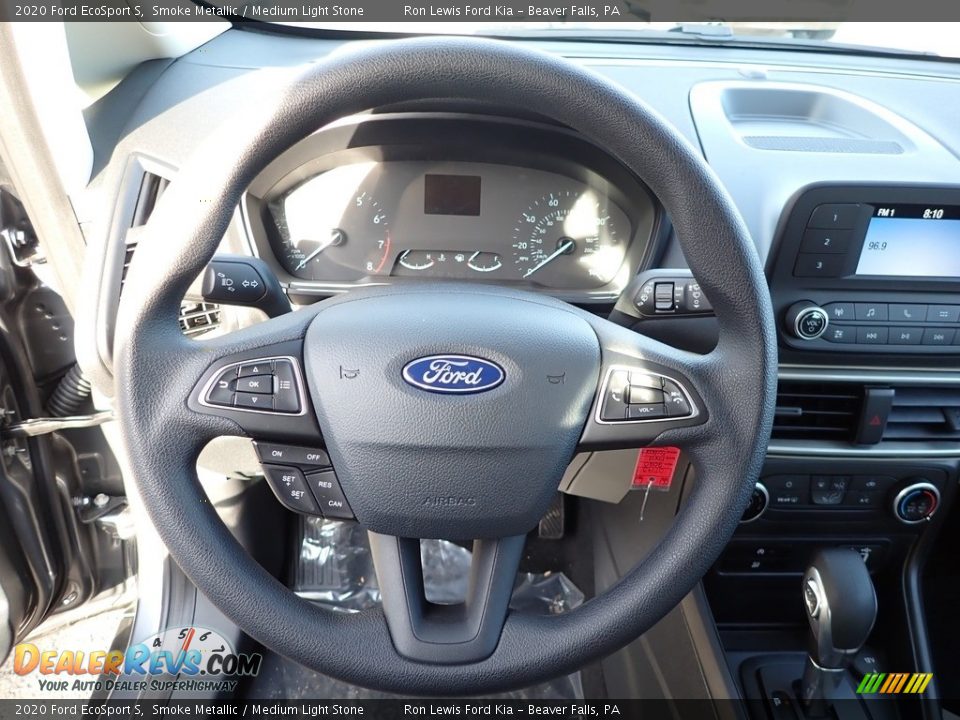 2020 Ford EcoSport S Smoke Metallic / Medium Light Stone Photo #18