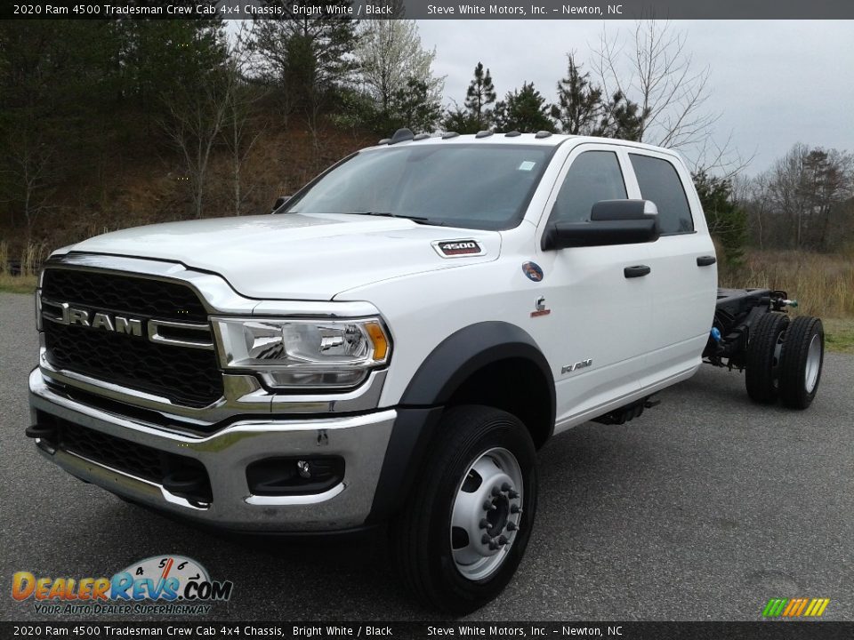 2020 Ram 4500 Tradesman Crew Cab 4x4 Chassis Bright White / Black Photo #2