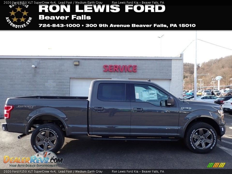 2020 Ford F150 XLT SuperCrew 4x4 Lead Foot / Medium Earth Gray Photo #1