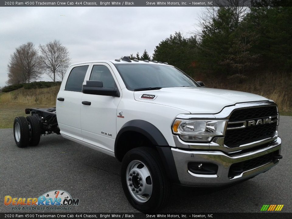 2020 Ram 4500 Tradesman Crew Cab 4x4 Chassis Bright White / Black Photo #6