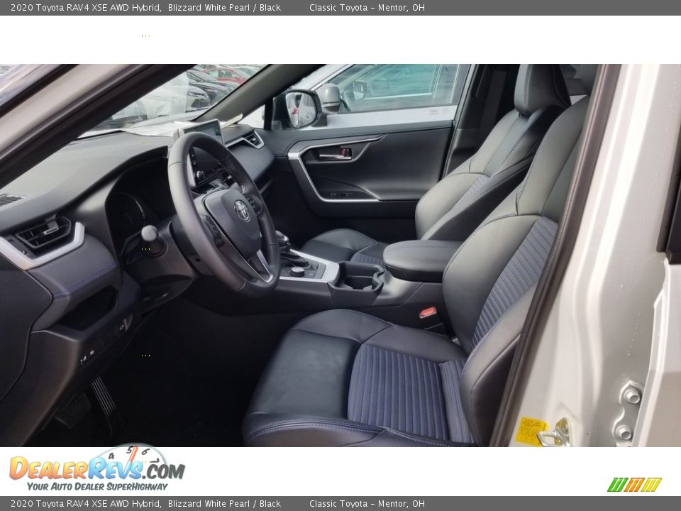 2020 Toyota RAV4 XSE AWD Hybrid Blizzard White Pearl / Black Photo #2