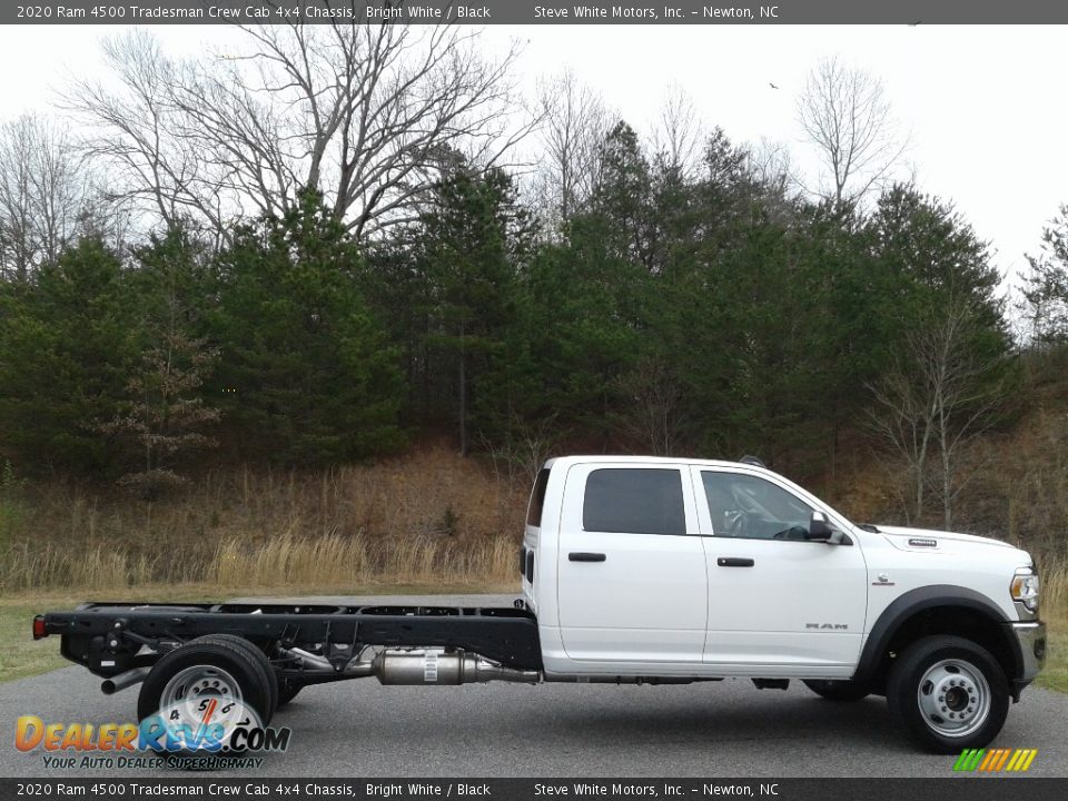 2020 Ram 4500 Tradesman Crew Cab 4x4 Chassis Bright White / Black Photo #7