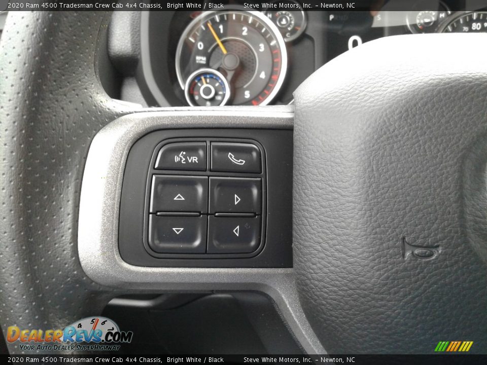 2020 Ram 4500 Tradesman Crew Cab 4x4 Chassis Bright White / Black Photo #17