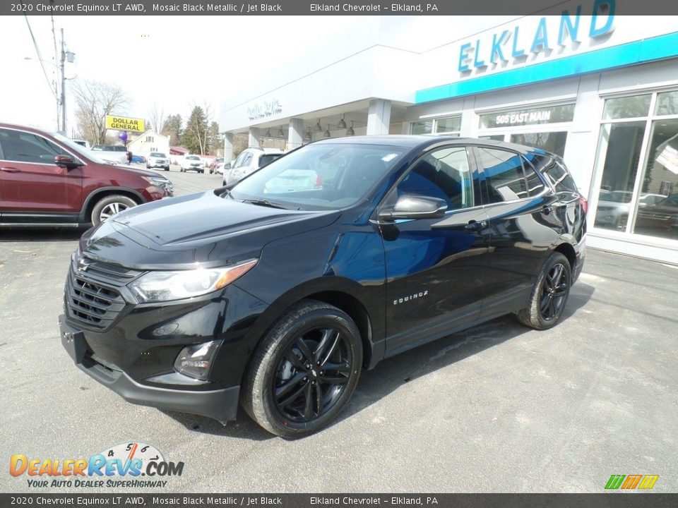 2020 Chevrolet Equinox LT AWD Mosaic Black Metallic / Jet Black Photo #1