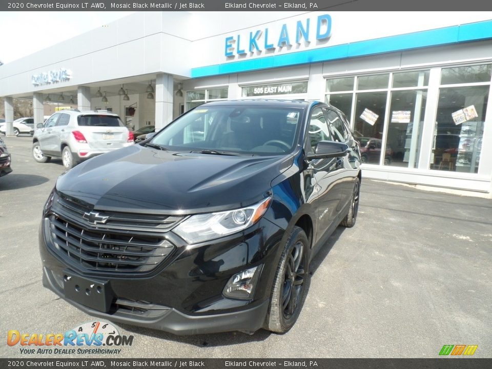 2020 Chevrolet Equinox LT AWD Mosaic Black Metallic / Jet Black Photo #2
