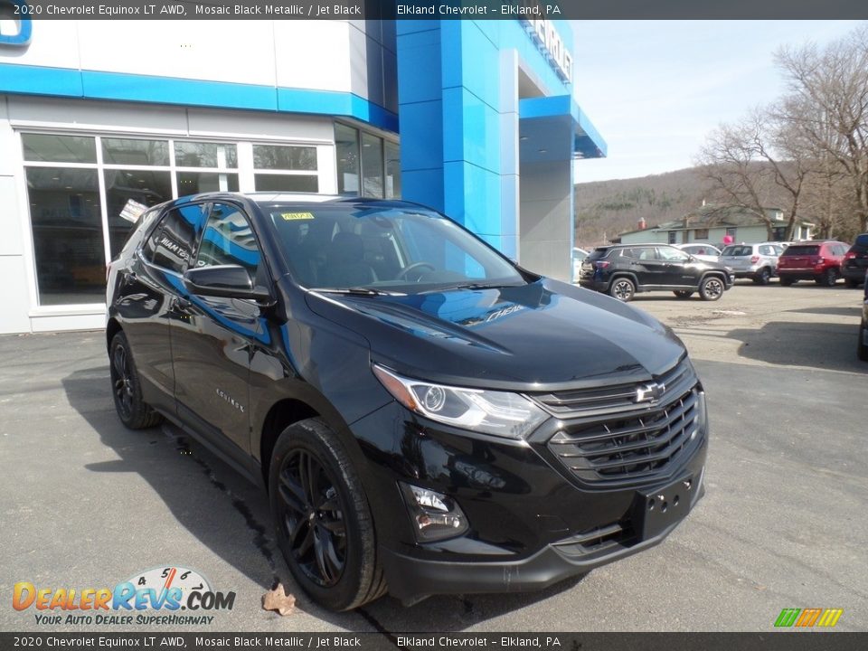 2020 Chevrolet Equinox LT AWD Mosaic Black Metallic / Jet Black Photo #4