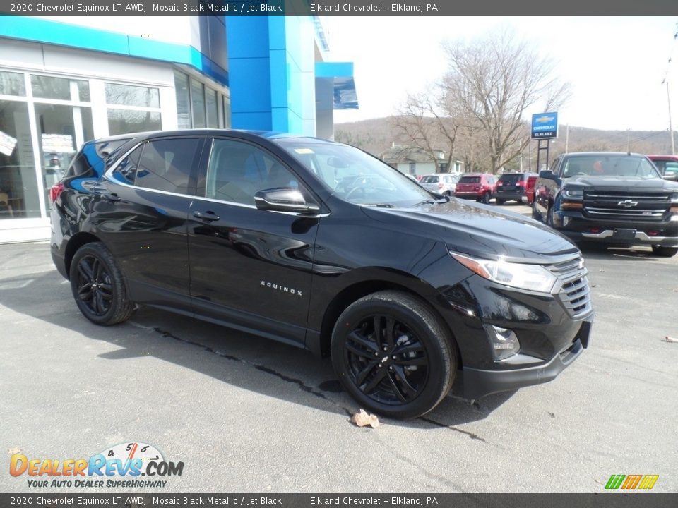 2020 Chevrolet Equinox LT AWD Mosaic Black Metallic / Jet Black Photo #5