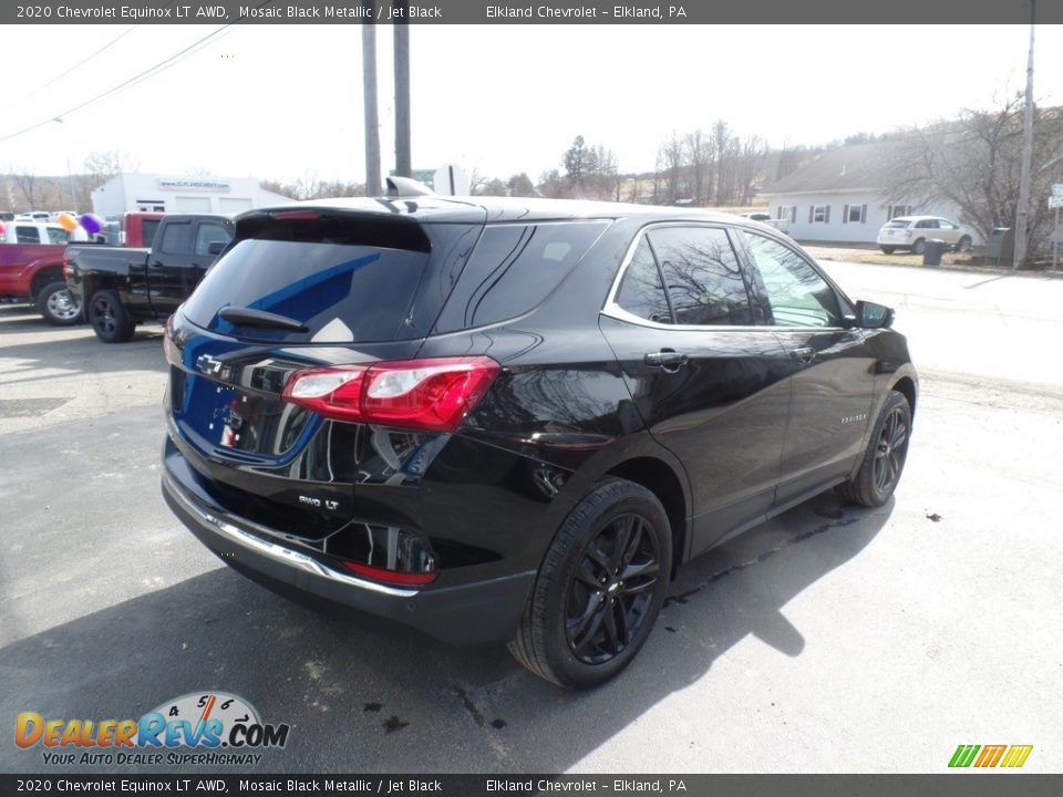 2020 Chevrolet Equinox LT AWD Mosaic Black Metallic / Jet Black Photo #7