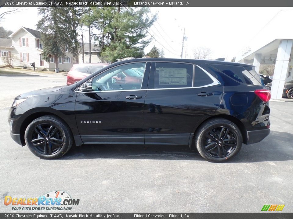 2020 Chevrolet Equinox LT AWD Mosaic Black Metallic / Jet Black Photo #10