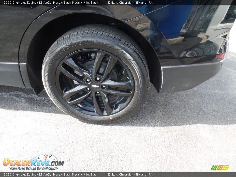 2020 Chevrolet Equinox LT AWD Mosaic Black Metallic / Jet Black Photo #11
