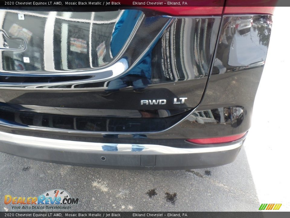 2020 Chevrolet Equinox LT AWD Mosaic Black Metallic / Jet Black Photo #12
