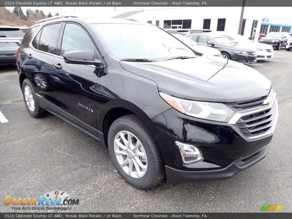 2020 Chevrolet Equinox LT AWD Mosaic Black Metallic / Jet Black Photo #7