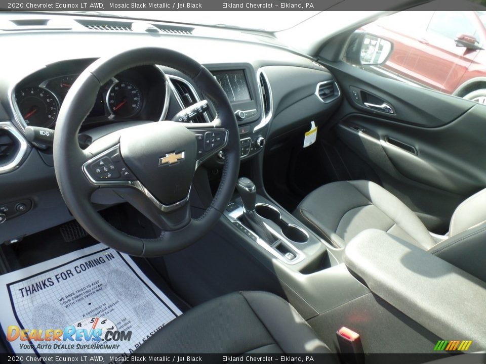 2020 Chevrolet Equinox LT AWD Mosaic Black Metallic / Jet Black Photo #17
