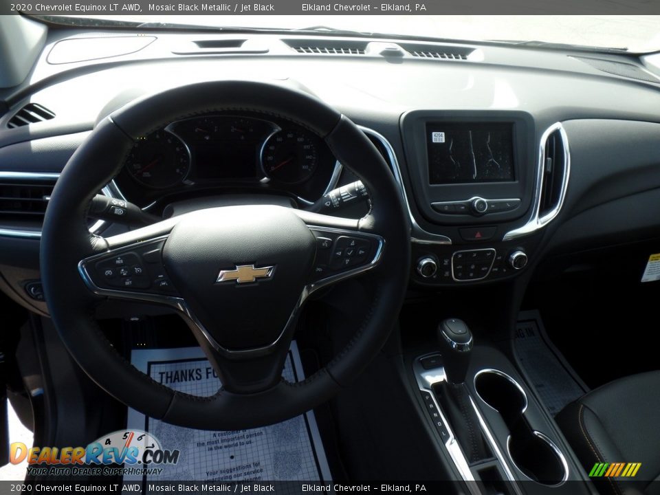 2020 Chevrolet Equinox LT AWD Mosaic Black Metallic / Jet Black Photo #18