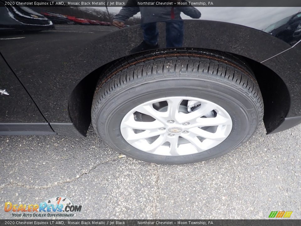 2020 Chevrolet Equinox LT AWD Mosaic Black Metallic / Jet Black Photo #9