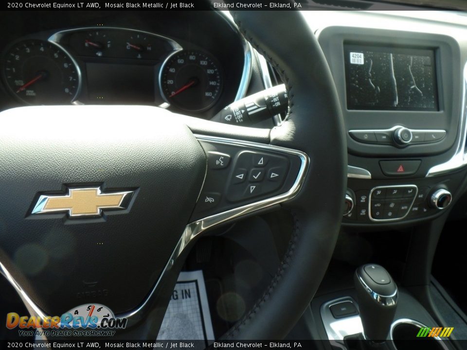 2020 Chevrolet Equinox LT AWD Mosaic Black Metallic / Jet Black Photo #19