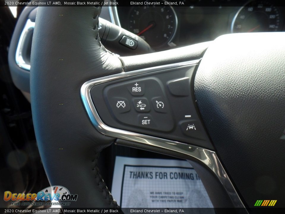 2020 Chevrolet Equinox LT AWD Mosaic Black Metallic / Jet Black Photo #20