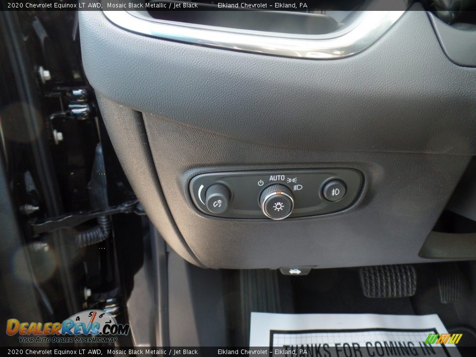 2020 Chevrolet Equinox LT AWD Mosaic Black Metallic / Jet Black Photo #21