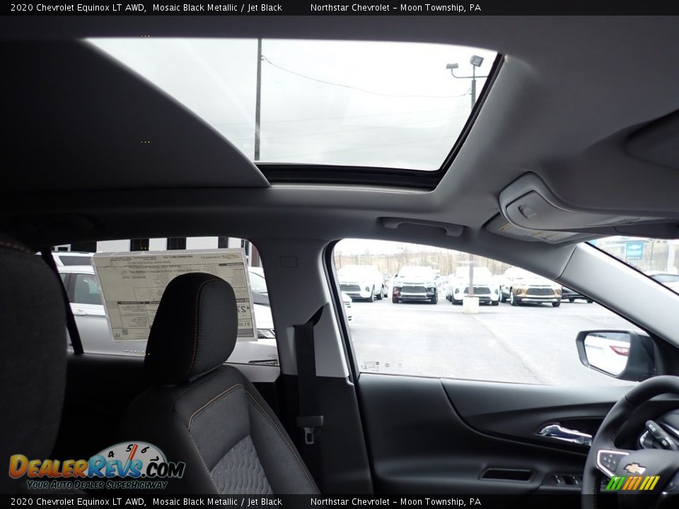 2020 Chevrolet Equinox LT AWD Mosaic Black Metallic / Jet Black Photo #12