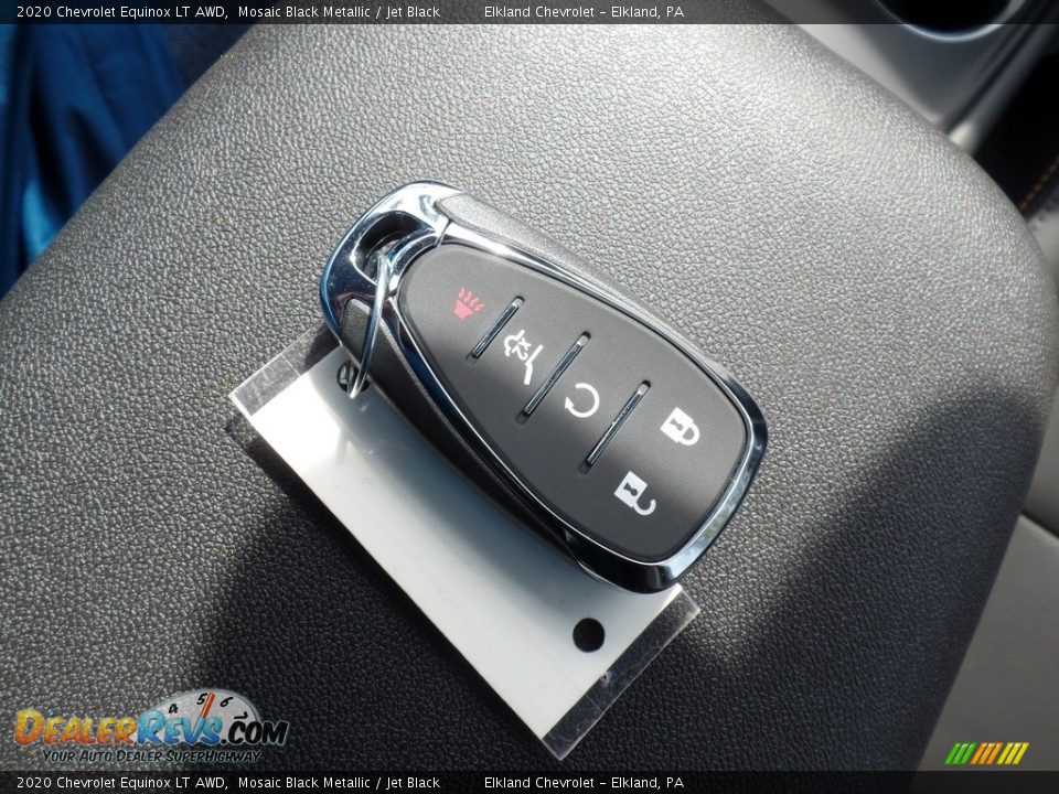 2020 Chevrolet Equinox LT AWD Mosaic Black Metallic / Jet Black Photo #22