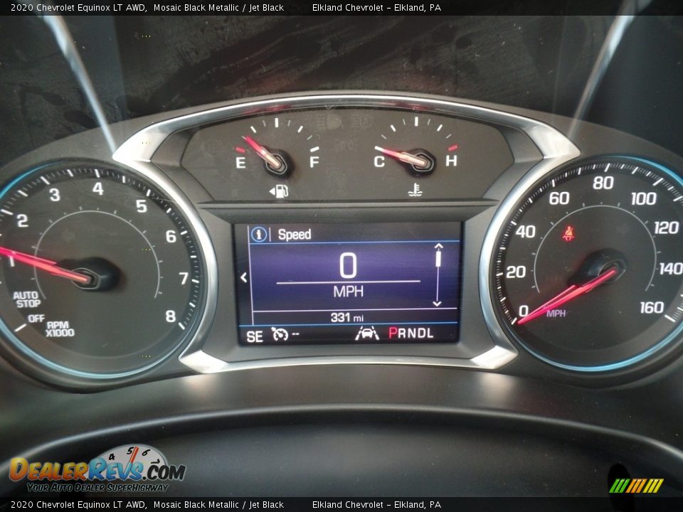 2020 Chevrolet Equinox LT AWD Mosaic Black Metallic / Jet Black Photo #23