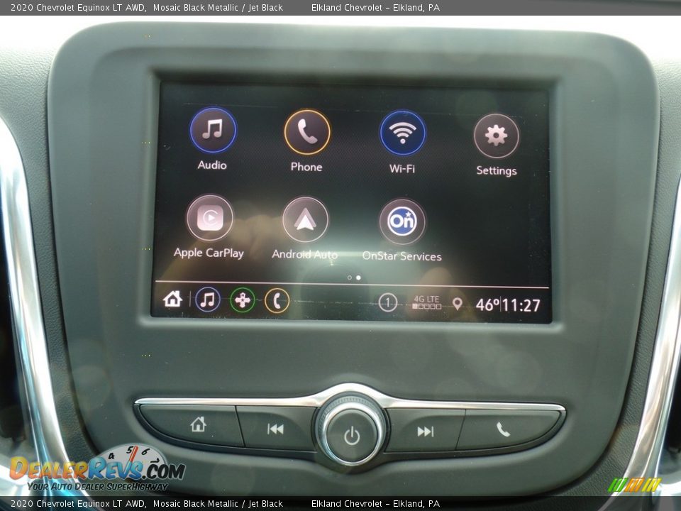 2020 Chevrolet Equinox LT AWD Mosaic Black Metallic / Jet Black Photo #25