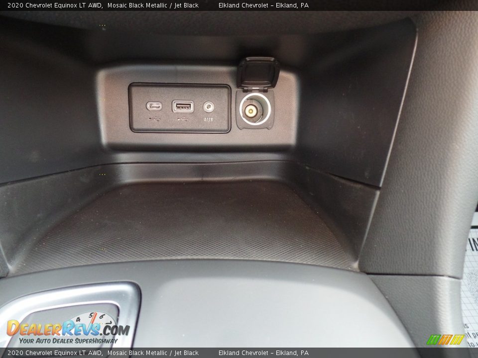 2020 Chevrolet Equinox LT AWD Mosaic Black Metallic / Jet Black Photo #30