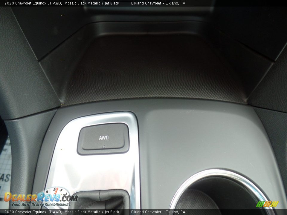 2020 Chevrolet Equinox LT AWD Mosaic Black Metallic / Jet Black Photo #31