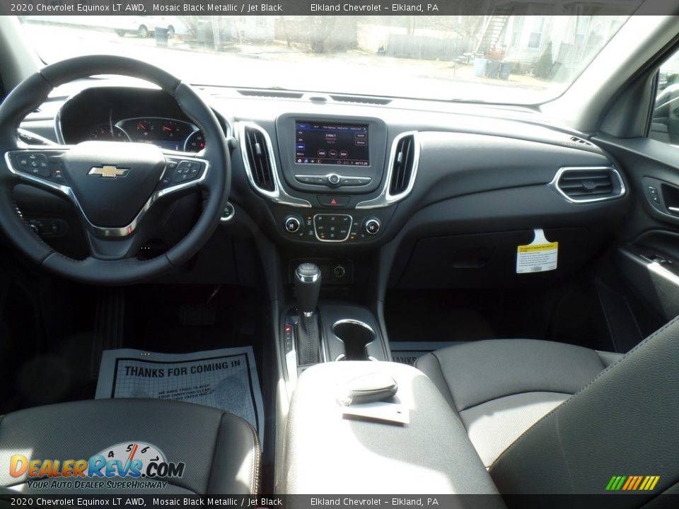 2020 Chevrolet Equinox LT AWD Mosaic Black Metallic / Jet Black Photo #33