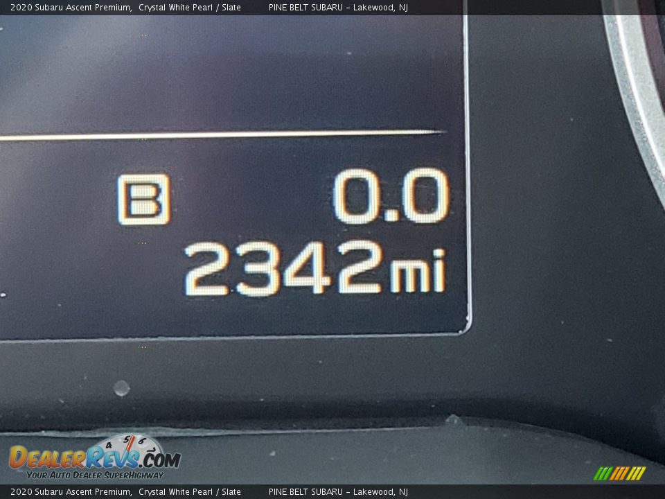 2020 Subaru Ascent Premium Crystal White Pearl / Slate Photo #3