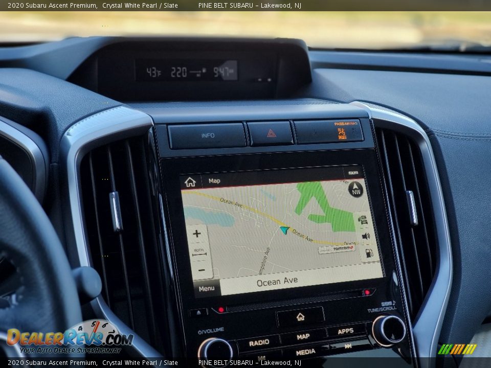 2020 Subaru Ascent Premium Crystal White Pearl / Slate Photo #4