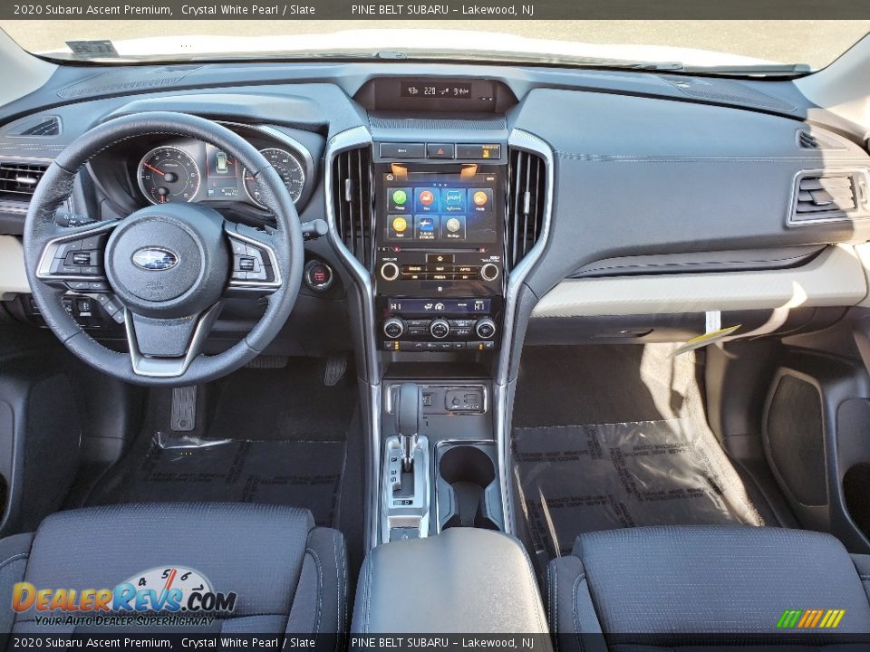 2020 Subaru Ascent Premium Crystal White Pearl / Slate Photo #6
