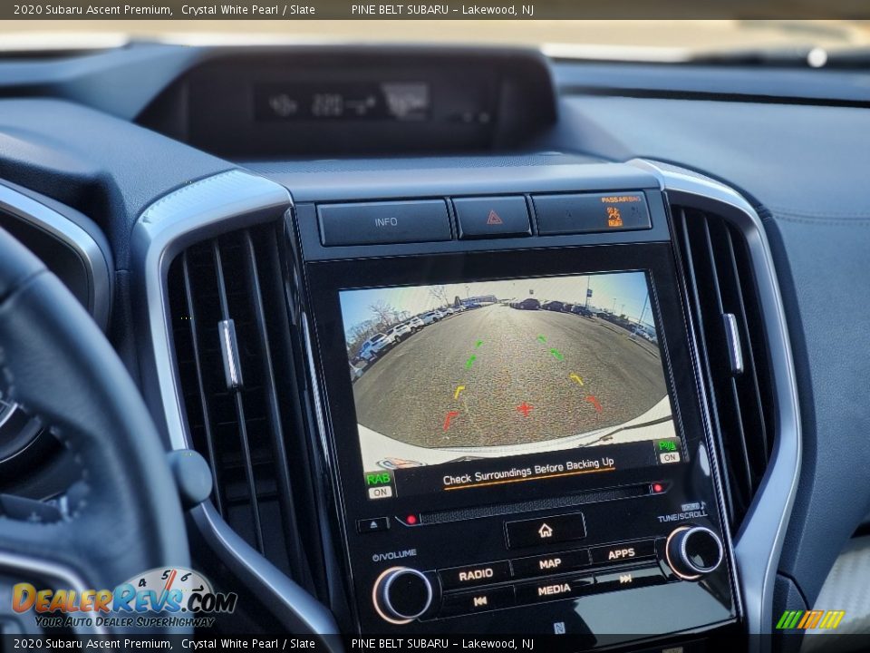 2020 Subaru Ascent Premium Crystal White Pearl / Slate Photo #10