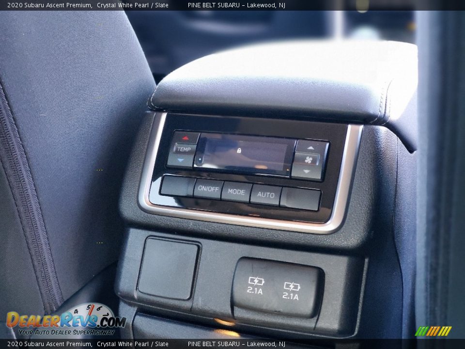 2020 Subaru Ascent Premium Crystal White Pearl / Slate Photo #13