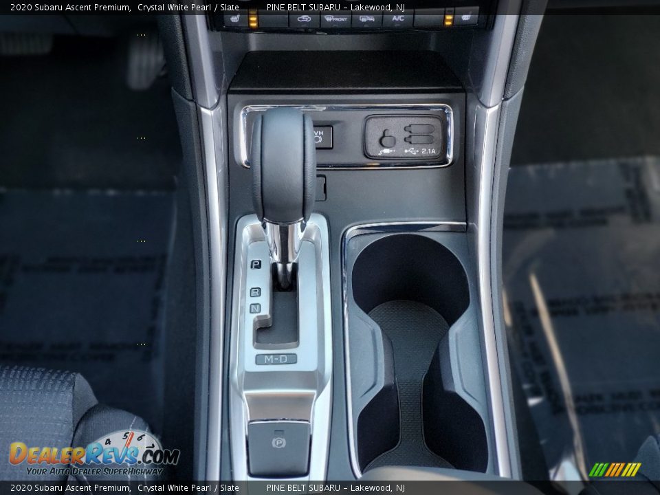 2020 Subaru Ascent Premium Crystal White Pearl / Slate Photo #15