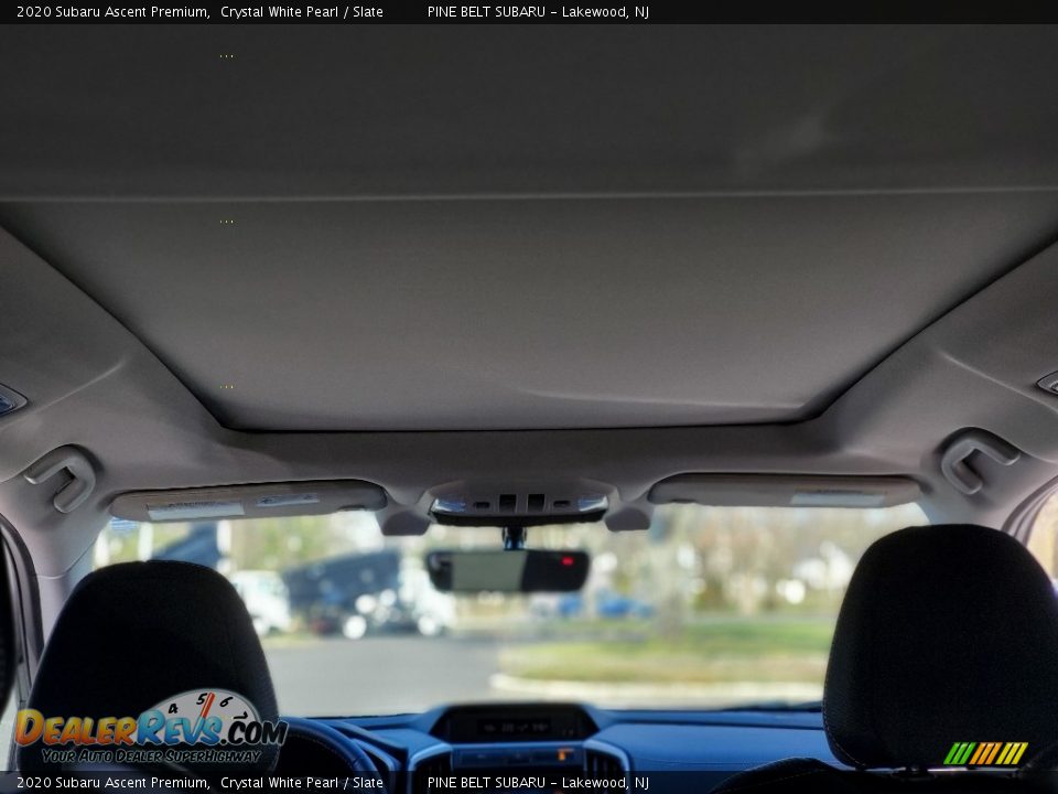 2020 Subaru Ascent Premium Crystal White Pearl / Slate Photo #19